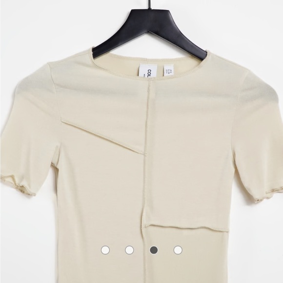 ASOS Collusion Crop Fitted T-shirt - Picture 2 of 5